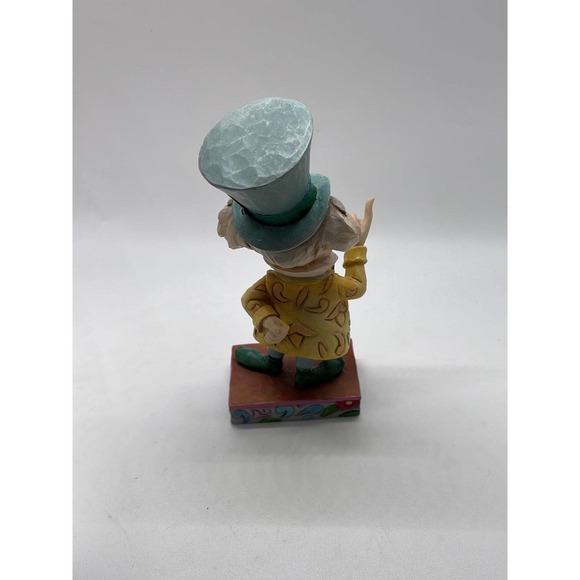 Jim Shore Disney Traditions Mad Cap Mayhem Mad Hatter Alice in Wonderland RARE - Picture 4 of 11